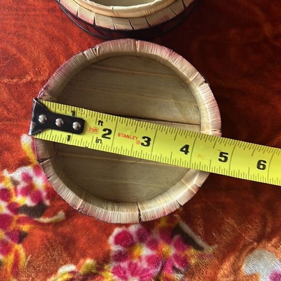 Bamboo Trinket Box Sweet Grass Vintage Hand Made 
Costa Rica Inspired - Picture 5 of 5